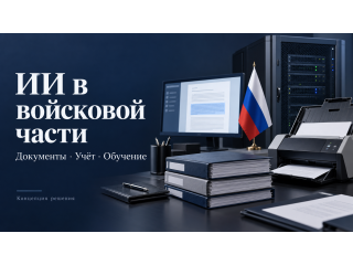 ИИ в войсковой части: документы, учёт и обучение