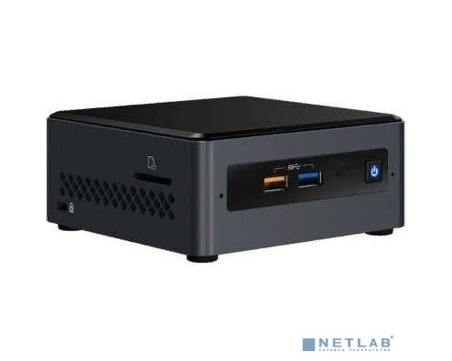 Компьютер Intel NUC BOXNUC7CJYHN2 Intel NUC kit, Intel Celeron J4005, 2.7 GHz, DDR4 SODIMM (up to 2400MHz/8Gb), VGA Intel HD Graphics(2xHDMI 2.0), 4xUSB3.0, 1x2.5HDD, WiFi+BT, SHXC, powercord EU, w/ no codec купить QBS.ru