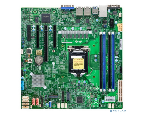 Материнская плата Supermicro MBD-X12STL-F-B mATX (uATX),LGA 1200 купить QBS.ru