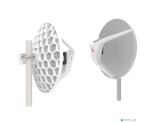 Сетевое оборудование MikroTik RBLHGG-60adkit Wireless Wire Dish, пара сконфигурированных устройств LHGG-60ad , 60Ггц, до 1500м, 1Гбит купить QBS.ru
