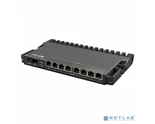 Сетевое оборудование MikroTik RB5009UPr+S+IN Маршрутизатор CPU ARM64, 4 ядра 350-1400MHZ, 1GB RAM, 7*1Gbit RJ45, 1*2.5gbit RJ45, PoE out 1-7port купить QBS.ru