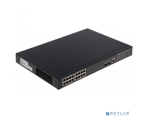 Коммутаторы DAHUA DH-PFS4218-16GT-240 16-портовый гигабитный управляемый коммутатор с PoE, уровень L2 купить QBS.ru