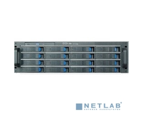 Корпус Procase ES316-SATA3-B-0 {3U 16 SATAIII/SAS hotswap HDD, глубина 650мм, MB 12x13, без Б/П ,черный} купить QBS.ru
