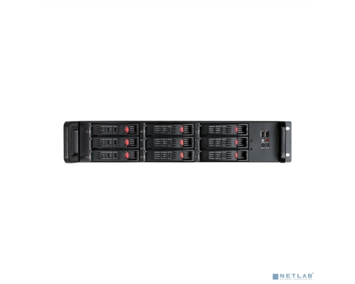 Корпус Exegate EX285225RUS Серверный корпус ExeGate Pro 2U650-HS09 <RM 19, высота 2U, глубина 650, БП 2U-800ADS, 9xHotSwap, 2*USB> купить QBS.ru