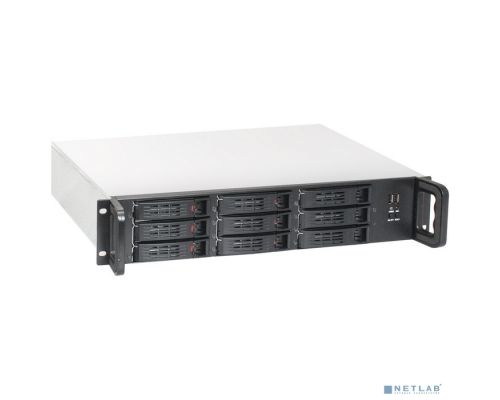 Корпус Exegate EX285225RUS Серверный корпус ExeGate Pro 2U650-HS09 <RM 19, высота 2U, глубина 650, БП 2U-800ADS, 9xHotSwap, 2*USB> купить QBS.ru