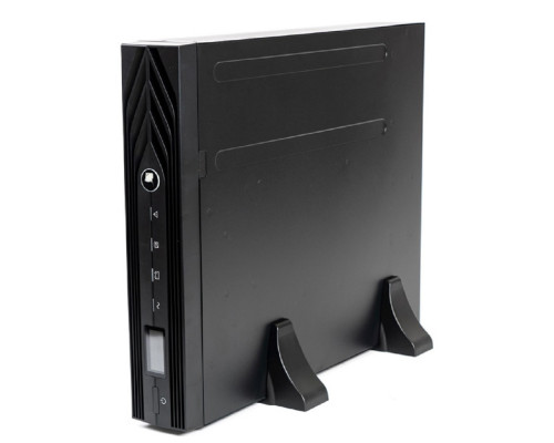 [Бастион ИБП] ИБП Бастион SKAT-UPS 1000-RACK-ON-2X9 {Online, 1000ВА/900 Вт, стойка/на пол, 2x EURO, АКБ 2x 9Ач, доп блок до 4 шт SKAT BC 24/18S3, МПТ} (8750)