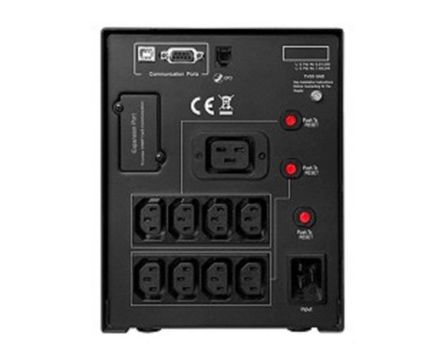 [ИБП] CyberPower PR2200ELCDSL ИБП {Line-Interactive, Tower, 2200VA/1980W USB/RS-232/EPO/SNMPslot (8 IEC С13, 1 IEC C19), 12В/9 Ач х 4}