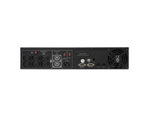 [ИБП] CyberPower PR1000ELCDRT2UA ИБП {Line-Interactive, 1000VA/900W USB/RS-232/Dry/EPO/SNMPslot/RJ11/45 (8 IEC С13), 12В/7 Ач х 4}