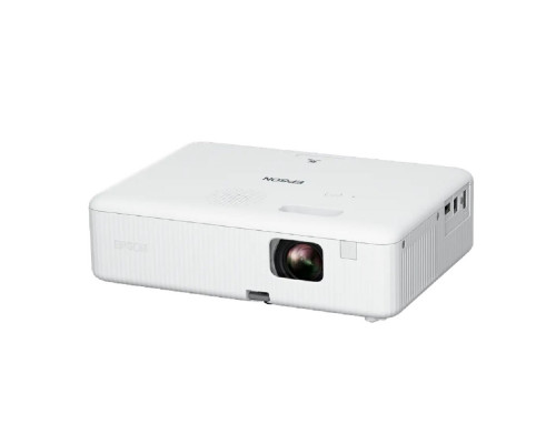 [Проектор] Epson CO-FH01 [V11HA84040] {3LCD 1920x1080 3000lm 16000:1, лампа 6000/12000 ч, HDMI, USB, встроенный динамик, коррекция трапеции ±30°, вес 2.4 кг}