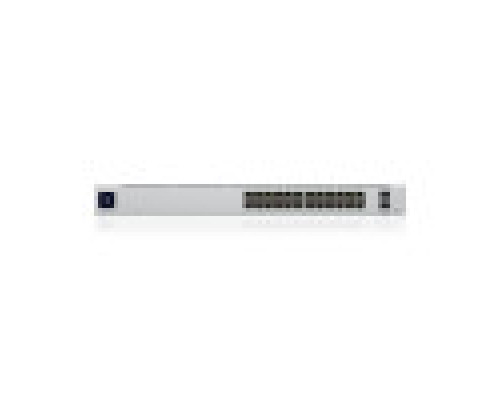 Сетевое оборудование UBIQUITI USW-Pro-24-POE UniFi Switch Pro 24 PoE PoE-коммутатор в стойку, 24х 1G RJ45, 2х 10G SFP+, раздача 400 Вт