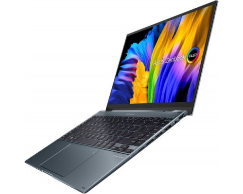 Ноутбук ASUS Zenbook 14X OLED UX5401EA-KU124W 90NB0UQ1-M04970 i7-1165G7/16GB/1TB SSD/14 OLED WQXGA+/Iris Xe graphics/WiFi/BT/cam/Win11Home/pine gray купить QBS.ru