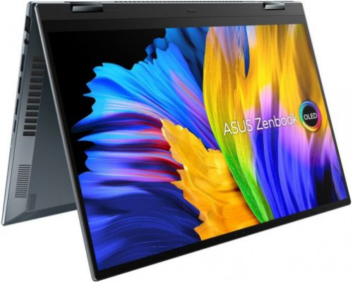 Ноутбук ASUS Zenbook 14X OLED UX5401EA-KU124W 90NB0UQ1-M04970 i7-1165G7/16GB/1TB SSD/14 OLED WQXGA+/Iris Xe graphics/WiFi/BT/cam/Win11Home/pine gray купить QBS.ru