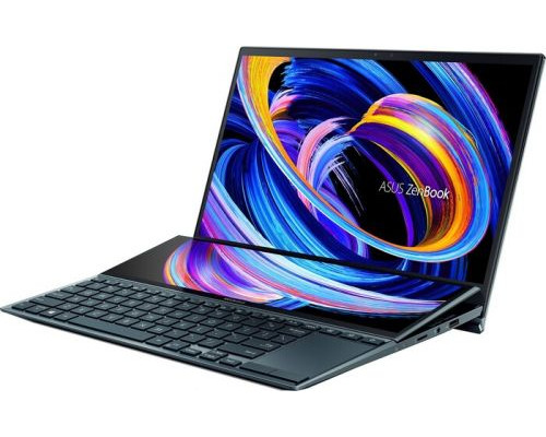 Ноутбук ASUS Zenbook Duo 14 UX482EAR-HY316X 90NB0S41-M004T0 i7-1195G7/16GB/1TB SSD/14 FHD IPS/touch/Iris Xe graphics/WiFi/BT/cam/Win11Pro/celestial b купить QBS.ru