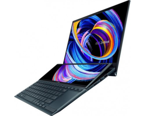 Ноутбук ASUS Zenbook Duo 14 UX482EAR-HY316X 90NB0S41-M004T0 i7-1195G7/16GB/1TB SSD/14 FHD IPS/touch/Iris Xe graphics/WiFi/BT/cam/Win11Pro/celestial b купить QBS.ru