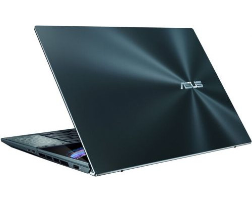 Ноутбук ASUS Zenbook Pro Duo UX582HS-H2025W 90NB0V21-M00990 i9-11900H/32GB DDR4/1TB SSD/15,6 UHD/touch/GeForce RTX 3080 8GB/WiFi/BT/cam/Win11Home/blu купить QBS.ru