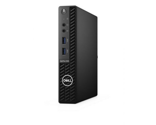 Компьютер Dell Optiplex 3080 Micro i5-10500T, 8GB, 256GB, UHD 630, mouse, kbd, Linux купить QBS.ru