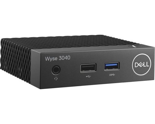 Тонкий клиент Dell Wyse 3040 Z8350/2GB/16GB eMMC/WiFi/noDVD/GbitEth/2*DP/ThinOS/black купить QBS.ru