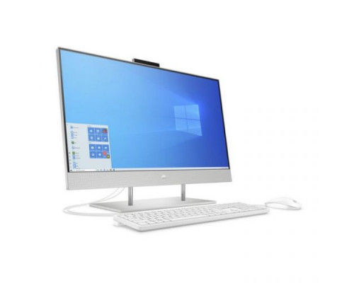 Моноблок 27 HP 27-dp0017ur 14Q50EA Ryzen 3-4300U/4GB/256GB SSD/FHD/AMD integrated graphics/noDVD/kbd mouse wired/cam/Win10Home/natural silver купить QBS.ru