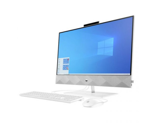 Моноблок 27 HP Pavilion I 27-27-d0006ur 14Q41EA i3-10300T/4GB/256GB SSD/FHD/Internal graphics/no DVD/kbd mouse wired/Cam/White/FreeDos купить QBS.ru