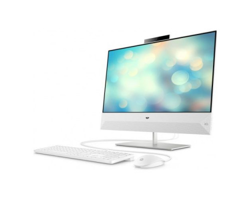 Моноблок 23.8 HP Pavilion I 24-k0012ur 14Q33EA i3-10300T/4GB/1TB + SSD 128GB/FHD/Internal graphics/no DVD/kbd mouse wired/Cam/FreeDos/white купить QBS.ru
