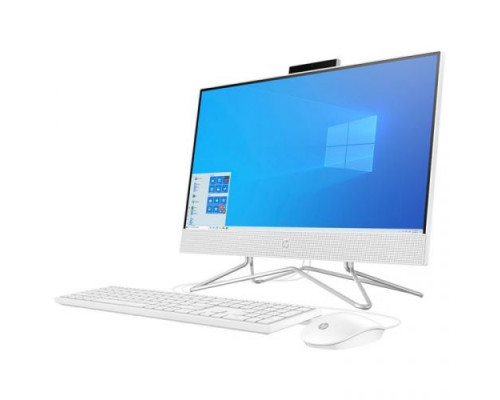Моноблок 21,5 HP 22-df0018ur AiO 14P57EA J5040/4GB/256GB SSD/FHD/noDVD/Internal Graphics/Cam/WiFi/Win10/snow white купить QBS.ru