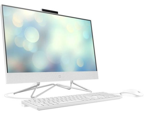 Моноблок 23.8 HP 24-df0029ur 14Q00EA J4025/4GB/128GB SSD/FHD/Intel Internal Graphics/noDVD/kbd mouse wired/Cam/FreeDos/snow white купить QBS.ru