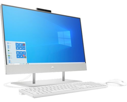 Моноблок 23.8 HP 24-dp0014ur 14Q17EA Ryzen 3 4300U/4GB/256GB SSD/noDVD/Radeon Graphics/Cam/WiFi/kbd/mouse/Win10Home/silver купить QBS.ru