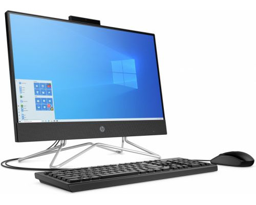Моноблок 21,5 HP 22-df0059ur/s 1G1B6EA Ryzen 3 3250U/8GB/1TB/256GB SSD/FHD/noDVD/AMD Int/Dos/black купить QBS.ru