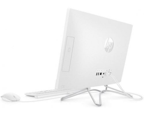 Моноблок 21,5 HP 200 G4 9UG57EA i3-10110U/8GB/256GB SSD/Full HD/UHDG/DVDRW/CR/Win10Pro/GBitEth/WiFi/BT/65W/клавиатура/мышь/Cam/белый купить QBS.ru