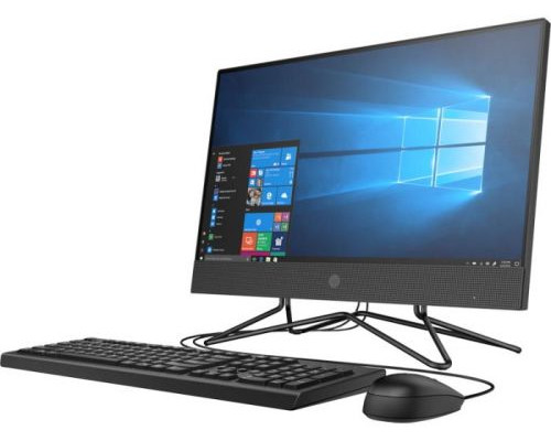Моноблок 21,5 HP 200 G4 All-in-One NT 295D9EA i5-10210U/8GB/256GB SSD/DVD/usb kbd/mouse/WiFi/BT/RTF Card/cam/Win10Pro/iron gray купить QBS.ru