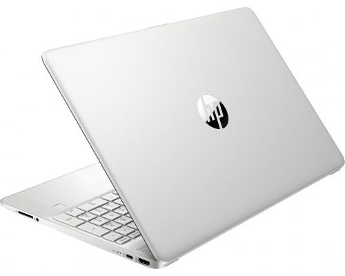 Ноутбук HP 15s-fq2118ur 61R80EA i7-1165G7/16GB/512GB SSD/noODD/15.6 FHD/Iris Xe graphics/WiFi/BT/cam/Win11Home/natural silver купить QBS.ru