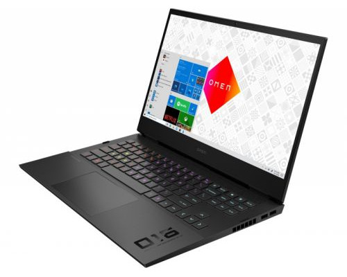 Ноутбук HP Omen 16-c0041ur 4S1A7EA Ryzen 9 5900H/32GB/1TB SSD/noDVD/GeForce RTX 3070(8GB)/16.1 2560x1440 165Hz/Cam/BT/WiFi/Win10Home/Mica Silver купить QBS.ru
