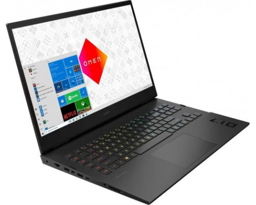 Ноутбук HP Omen 17-ck0043 4E0X9EA i9-11900H/32GB/1TB SSD/RTX3080 16GB/17.3 WQHD/WiFi/BT/cam/Win10Home/black купить QBS.ru