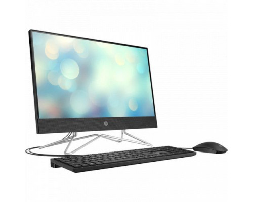Моноблок 21,5 HP 22-df0141ur AiO 5D1T5EA 3050U/4GB/128GB SSD/noDVD/Radeon Graphics/cam/WiFi/BT/USB kbd/USB mouse/DOS/Jack Black купить QBS.ru