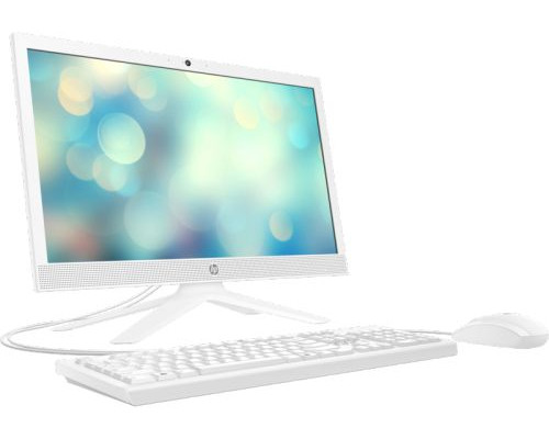 Моноблок 20,7 HP 21-b1030ur NT 5D479EA Ryzen 3 3250U/8GB/512GB SSD/Radeon Graphics/FHD/noDVD/USB kbd/mouse/cam/FreeDOS/snow white купить QBS.ru