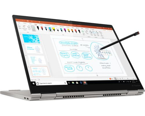 Ноутбук Lenovo ThinkPad X1 Titanium Yoga Gen1 20QA001PRT i5-1130G7/16GB/512GB SSD/13.5 QHD/Intel Iris Xe Graphics/4G LTE/Win10Pro/серый купить QBS.ru