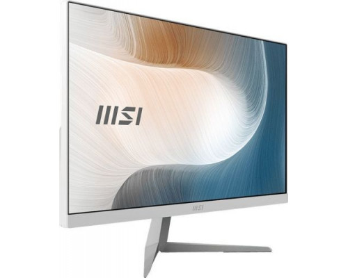Моноблок 23.8 MSI Modern AM241 11M-420RU 9S6-AE0112-670 i3-1115G4/8GB/256GB SSD/1920x1080/GbitEth/WiFi/BT/USB kbd/USB mouse/Win10Home/white купить QBS.ru