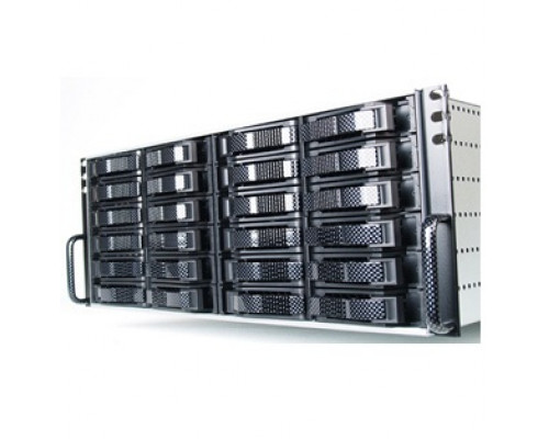 Корпус серверный 4U Procase ES424-SATA3-B-0 (24 SATA 3/SAS hotswap HDD), черный, без блока питания, глубина 650мм, MB 12x13 купить QBS.ru