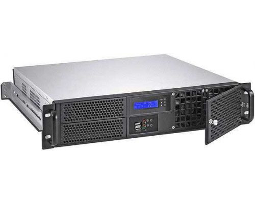 Корпус серверный 2U Procase GM238-B-0 черный, панель управления, без блока питания, глубина 380мм, MB 9.6x9.6 купить QBS.ru