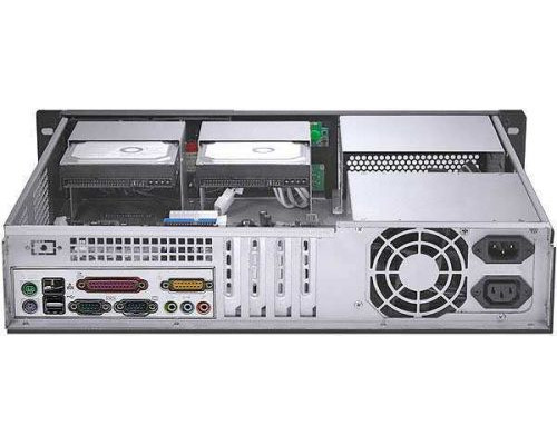 Корпус серверный 2U Procase GM238-B-0 черный, панель управления, без блока питания, глубина 380мм, MB 9.6x9.6 купить QBS.ru