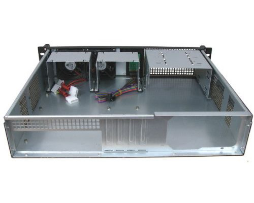 Корпус серверный 2U Procase GM238-B-0 черный, панель управления, без блока питания, глубина 380мм, MB 9.6x9.6 купить QBS.ru