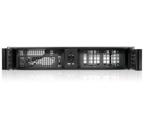 Корпус серверный 2U Procase PA239-B-0 Rack server case, полностью алюминевый, черный, без блока питания, глубина 390мм, MB 9.6x9.6 купить QBS.ru