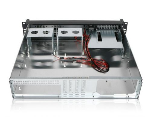 Корпус серверный 2U Procase PA239-B-0 Rack server case, полностью алюминевый, черный, без блока питания, глубина 390мм, MB 9.6x9.6 купить QBS.ru