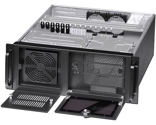 Корпус серверный 4U Procase EB430M-B-0 черный, без блока питания, глубина 480мм, MB 12x10.5 купить QBS.ru