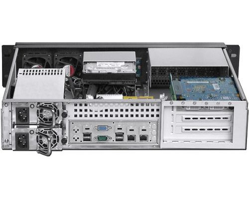 Корпус серверный 2U Procase GM238R-B-0 черный, панель управления, без блока питания 1U,2U-redundant, глубина 380мм, MB 12x9.6 купить QBS.ru