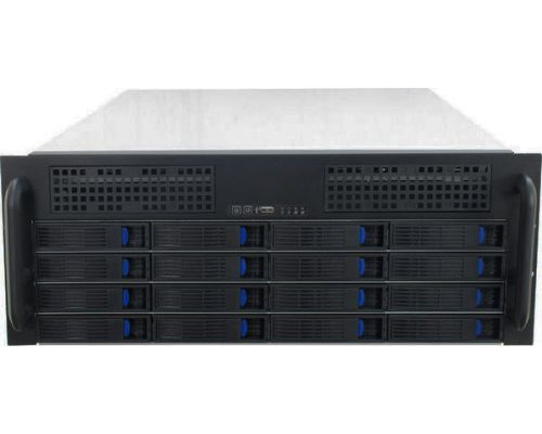 Корпус серверный 4U Procase ES416-SATA3-B-0 16 SATA3/SAS 6Gb hotswap HDD, черный, без блока питания, глубина 650мм, MB 12x13 купить QBS.ru