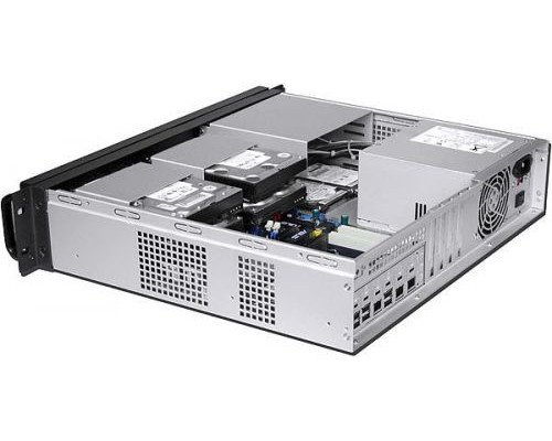 Корпус серверный 2U Procase GM238D-B-0 дверца, черный, панель управления, без блока питания, глубина 380мм, MB 9.6x9.6 купить QBS.ru