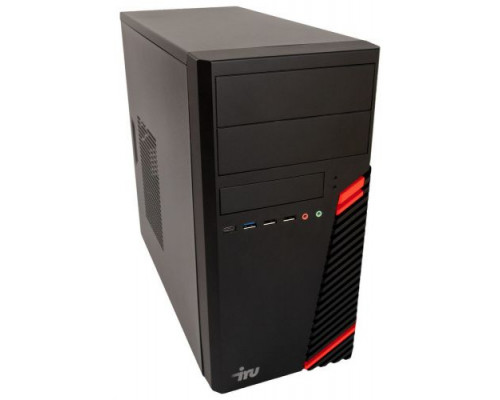 Компьютер iRu Office 510H4SM MT 1680972 i3 10105/8GB/1TB/UHD graphics 630/GbitEth/400W/Win10Pro/black купить QBS.ru