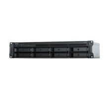 [Дисковый массив] Synology RS1221RP+ Сетевое хранилище QC2.2GHzCPU/4GbDDR4(upto32)/RAID0,1,5,6,10/upto 8 hot plug HDDs SATA(3,5'or2,5')(upto 12 with RX418)/2xUSB3.2/1eSATA/iSCSI/4xGbE(+1Expslot)/2xIPcam(upto 40)/2xPS 