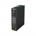 [Сетевое оборудование] D-Link DIS-200G-12PS/A2A Промышленный управляемый коммутатор 2 уровня с 10 портами 10/100/1000Base-T и 2 портами 1000Base-X SFP (8 портов с поддержкой PoE 802.3af/802.3at (30 Вт), PoE-бюджет до 240Вт)